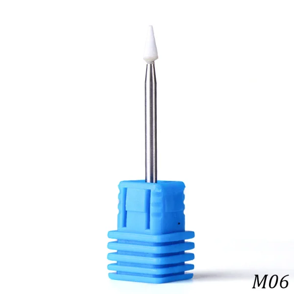 1 шт. керамический сверло для ногтей Фрезерный резак для кутикулы для маникюра педикюра DIY Электрический инструмент для чистки ногтей Аксессуары Инструмент CH065-1 - Цвет: M06