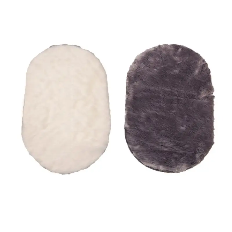 Nordic style Modern imitation sheepskin soft silk fluffy rug, in the living room bedroom