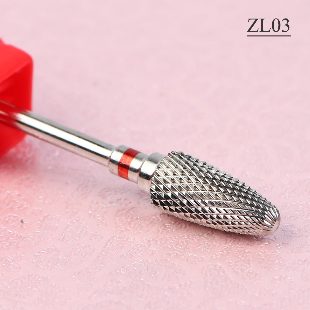 STZ 1pcs Diamond Nail Drill Bits Corundum Cutters For Manicure Machine Metal Drills Accessories Electric Burr Nail Files ZL01-04