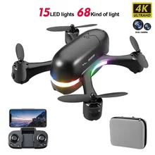 

S88 Mini Drone 4K With LED Lights HD Dual Camera 1080P WiFi FPV RC Helicopter Quadcopter Kids Birthday Christmas Toys Boy Gift