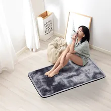 Сплошной цвет галстук краситель градиент ковер пух Удобная подушка для гостиной моющийся полный ковер спальни