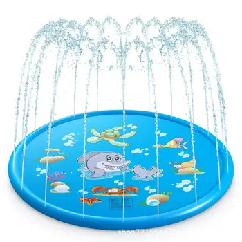 

Summer inflatable water spray pad thickened pvc children outdoor Splash pads swimming pool toy kid gifts 100 130 150 170 180cm