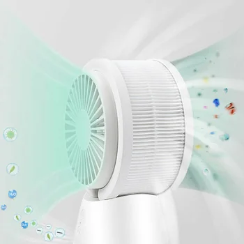 

For Home Office Bedroom 3 Speed Winds USB Mini Fan Ultra Silent Portable Table Air Filter Purification Desktop Fan Except PM 2.5