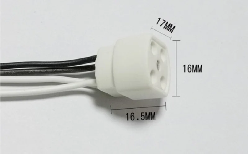 ultraviolet UV lamp ceramics G10Q lamp holder 4 pin lamp socket