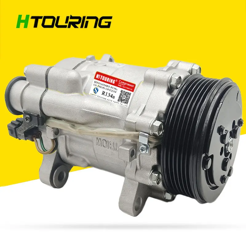 

For Car Volkswagen Polo AC A/C Air Compressor SD7B10 7B10 6N0820803A 6N0820803AX DCP32007 8FK351128031 TSP0155057 7158 7188 6PK