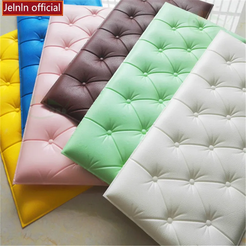 

3D wall sticker bedroom bedside decoration wall sticker foam crash wall skirt cushion background wall soft package wall sticker