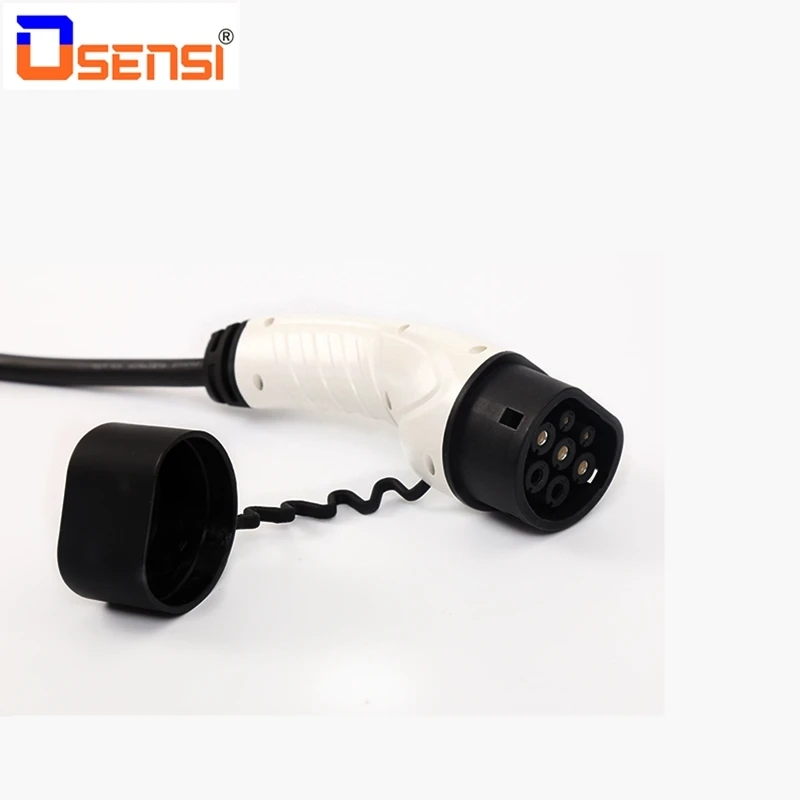 EV зарядное устройство 32A Тип 2 штепсельная вилка Stecker адаптер EVSE IEC 62196 конвертер