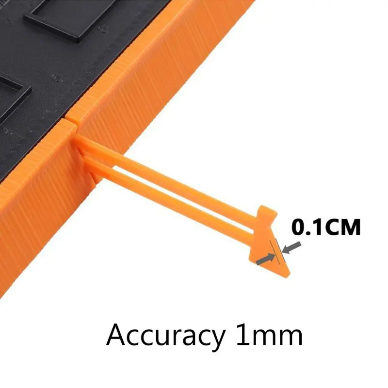

Wider Contour Gauge with Lock Profile Tool Alloy Edge Shaping Wood Measure Ruler 6XDD