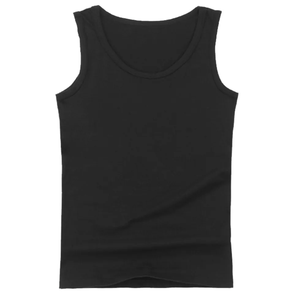

Gym Men Sleeveless Muscle Tank Top Tee Shirt Bodybuilding Solid Sport Fitness Running Vest Summer Male Workout Tanks Clothes