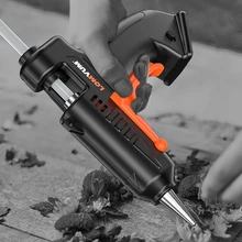 LOMVUM Cordless 4.2V agli ioni di Litio Hot Melt Pistola di Colla Batteria Al Litio Ricaricabile Senza Fili Strumento di Riparazione Strumenti di Casa FAI DA TE pistola per Colla a caldo