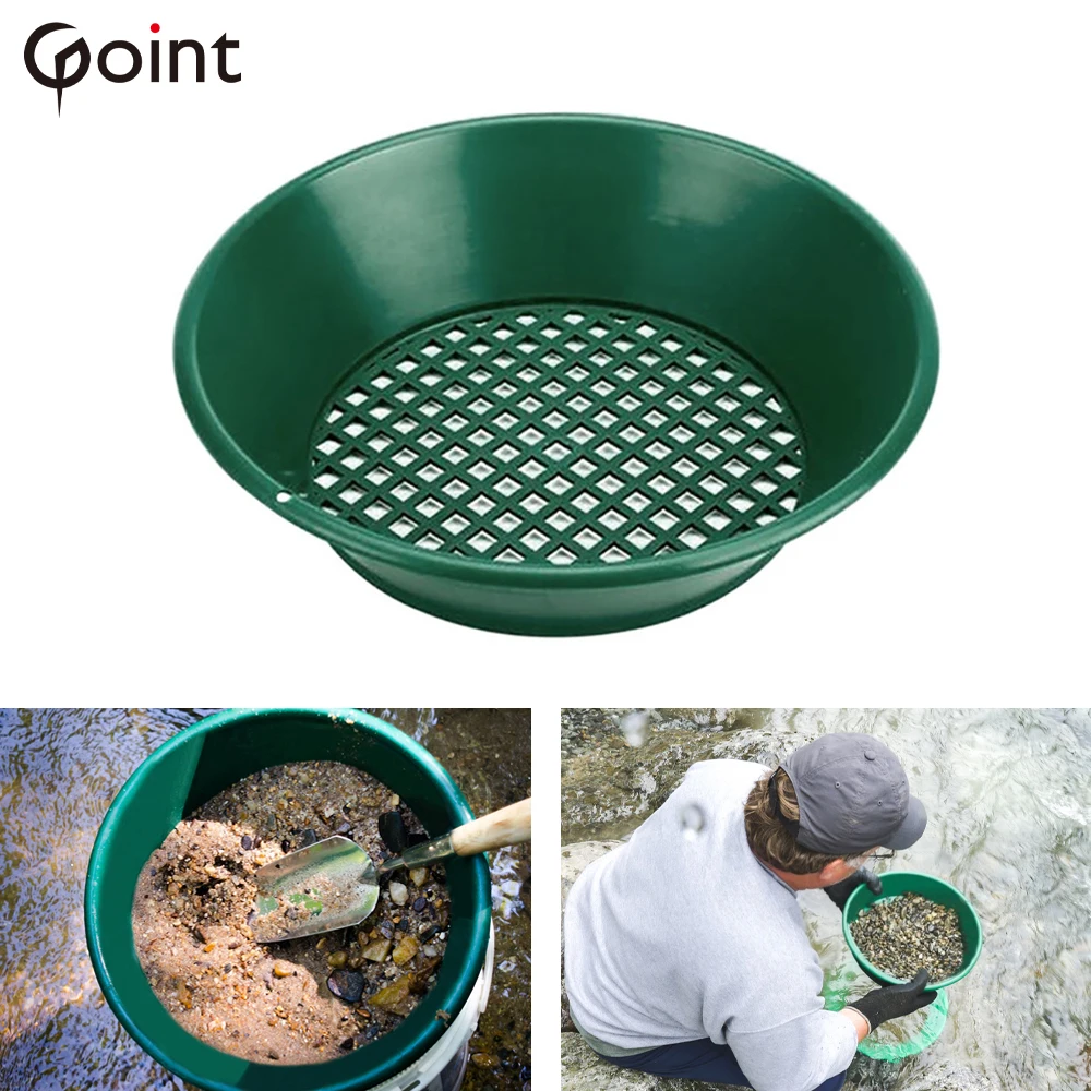 Original 14-Inch Gold Sieve New Green Plastic River Sieving Classifier Panning Kit Promotion and Fast Shipping | Инструменты