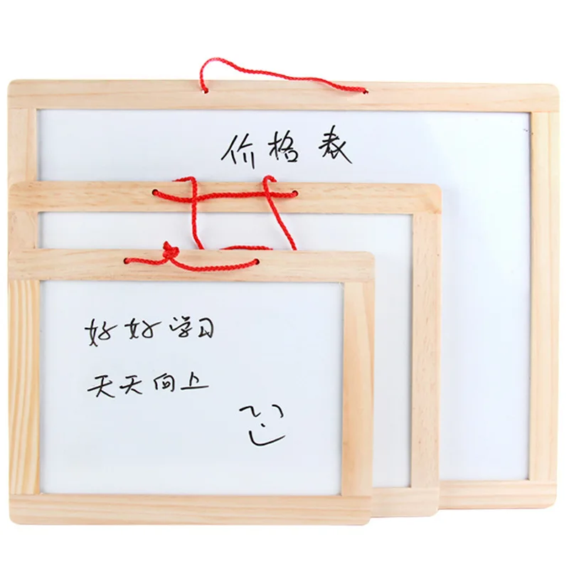 

Multi-functional Double-Sided CHILDREN'S Drawing Board Mounted Early Childhood Educational Wooden Magnetic Drawing Board Message