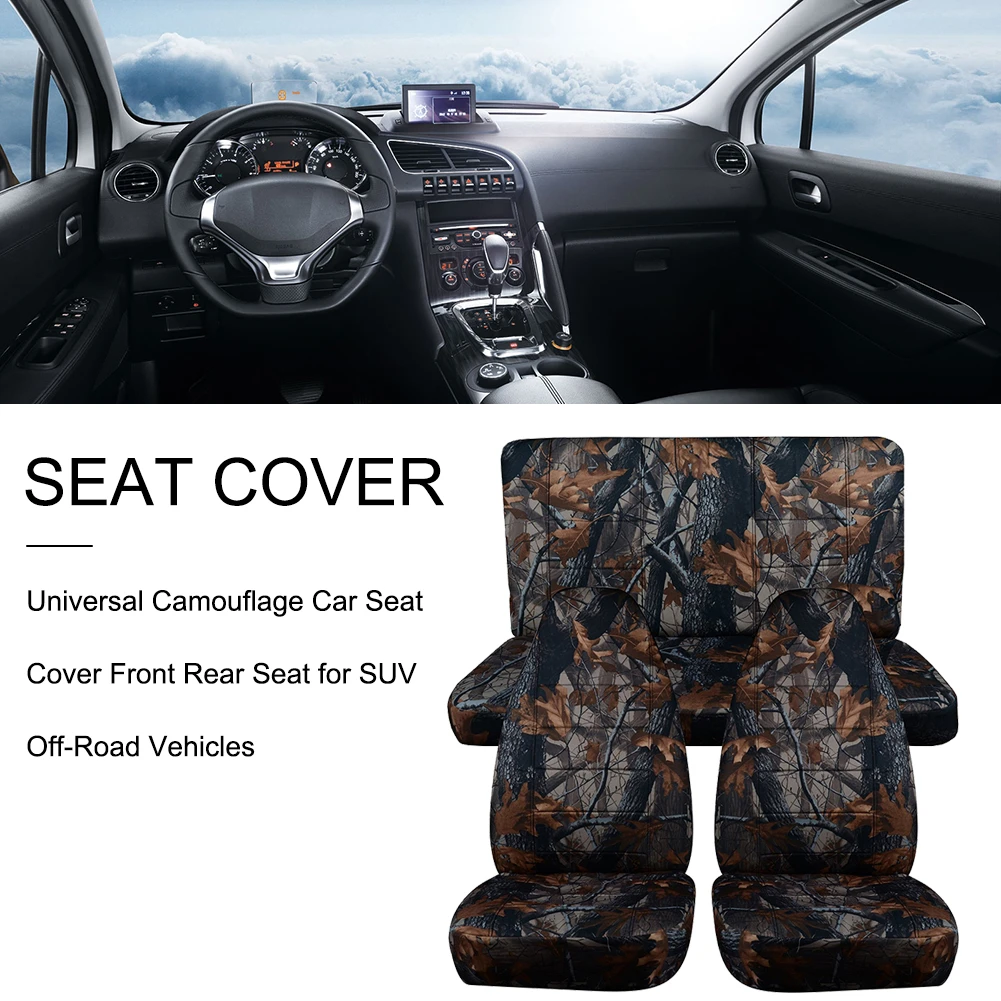 Universal Jagd Camouflage Auto Sitzbezüge Für Jeep Honda Nissan Kia Volv o  Auto Sitz Abdeckung Für Angeln Innen Zubehör - AliExpress