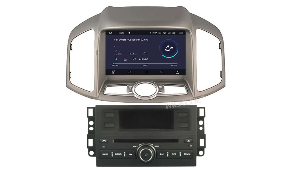 MEKEDE 4G ram 64G rom Android 9,0 автомобильный мультимедийный плеер для CHEVROLET CAPTIVA 2012-2013 с RDS gps навигатор wifi