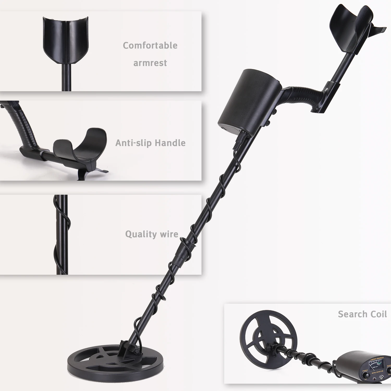 KKMOON GT6100 портативный подземный металлоискатель Высокая чувствительность