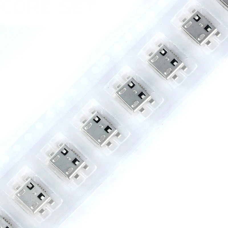 100 шт. Micro USB 5pin B Тип гнездовой разъем для мобильного телефона Micro USB разъем 5pin разъем для зарядки