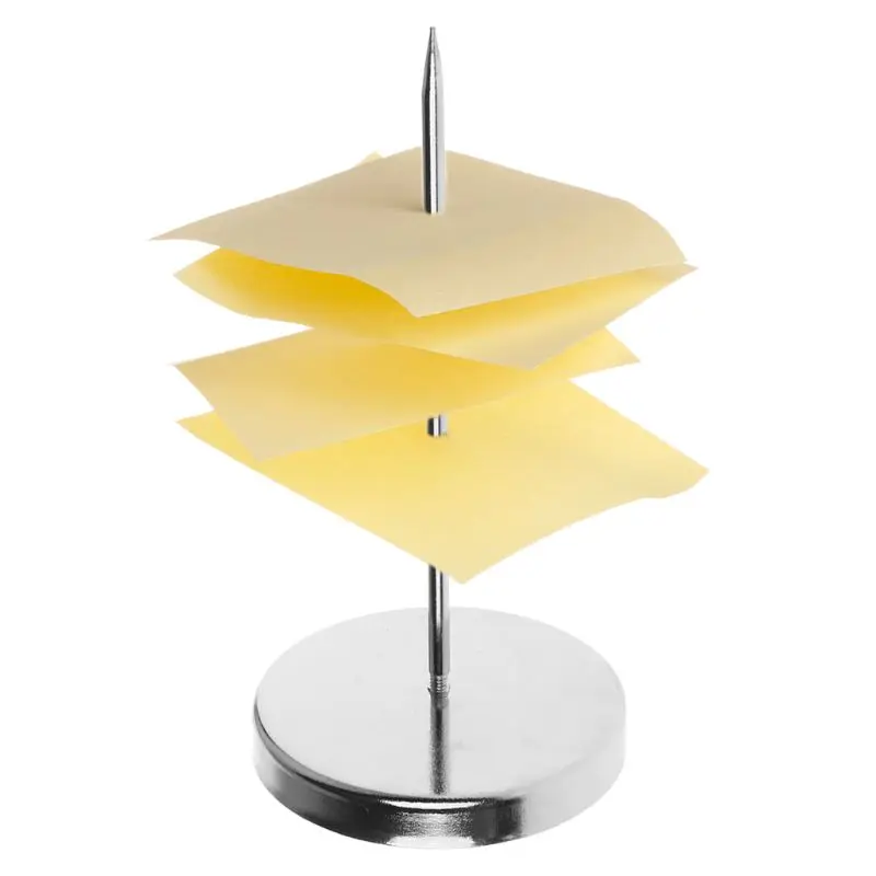 

1PC Stainless Steel Straight Rod Paper Spear Memo Holder Spike Stick Bill Fork For Receipt Note