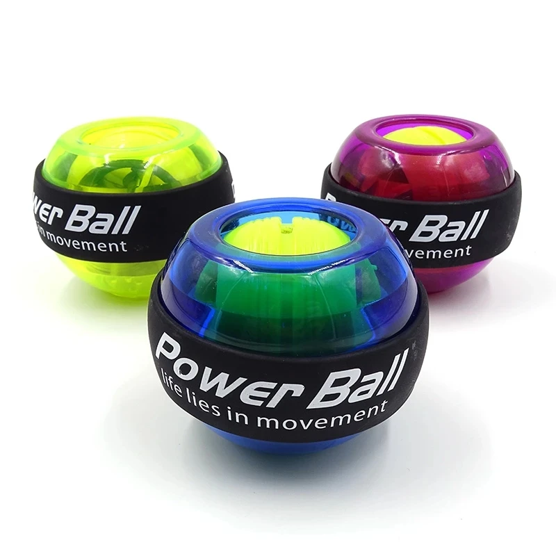 LED Wrist Ball Self Start Trainer Gyroscope Strengthener Gyro Power Ball Arm Exerciser Machine Gym Power Ball Fitness ITSMART