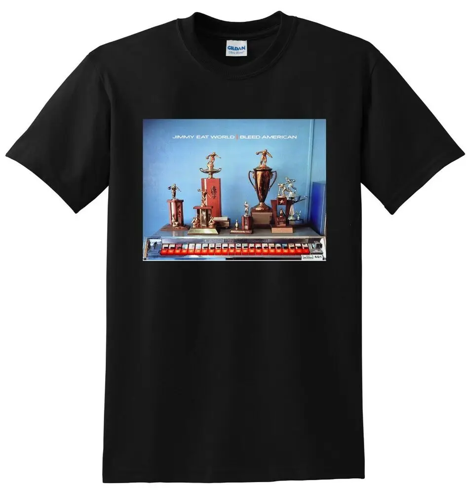 Футболка JIMMY EAT WORLD американский виниловый чехол для cd-дисков маленький средний