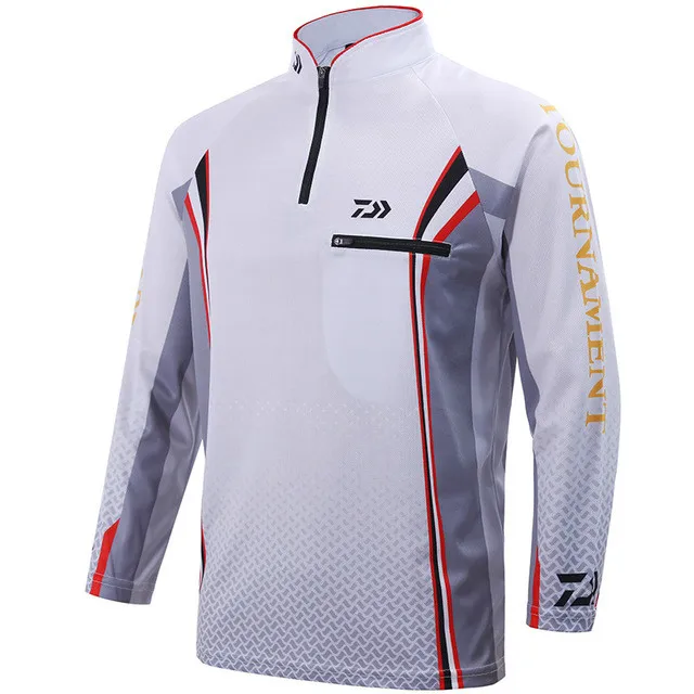 Ropa рубашка Daiwa Мужская одежда для рыбалки быстрое высыхание анти-УФ рыболовные жилеты дышащая куртка DAWA с длинным рукавом Одежда для рыбалки - Цвет: 02