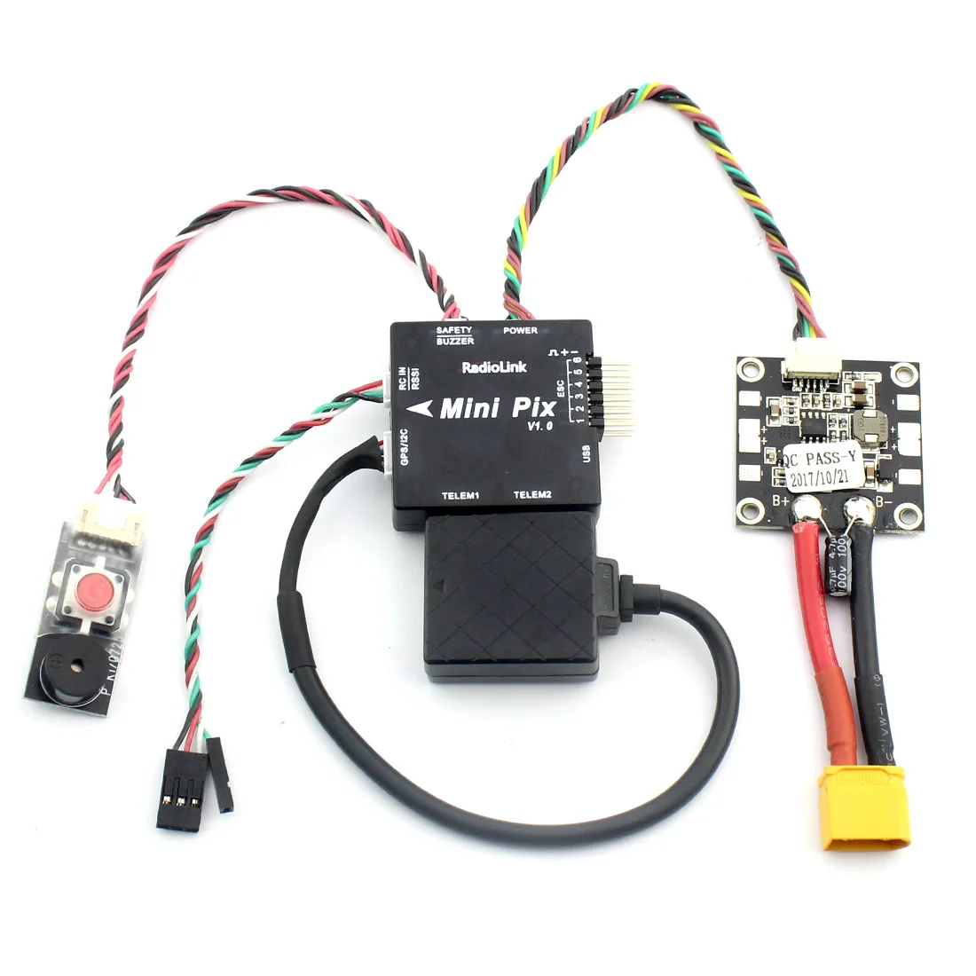 

Hot DIY 2.4GHz 4-Aixs Quadcopter RC Drone ARF 630mm Frame Kit Radiolink MINI PIX+GPS Brushless Motor ESC Altitude Hold