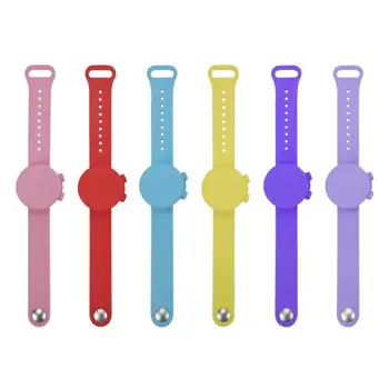 

1PC Wristband Hand Dispenser Hand Sanitizer Dispensing Silica gel Wearable Dispenser Pumps Disinfecta Wristbands Hand Band Wrist