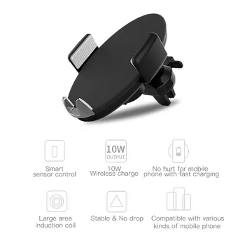 

Hot Car Mount Qi Wireless Phone Holder Charger One Touch Open Quick Fast Charger