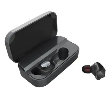 

HV-368 TWS Wireless Bluetooth Mini Earphones Portable Touch Support Music Voice Cues Calls HiFi Stereo In-ear Earbuds Headset