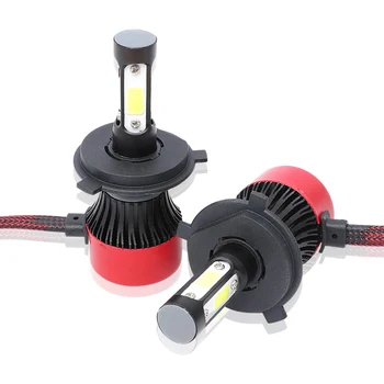 

1 Pair H4/H7/H11/H14 LED Headlight Bulbs High Beam Conversion Non-Polarity Head light Replacement 100W 6500K Bulb