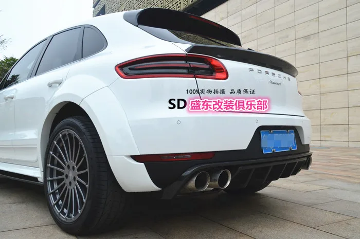 Подходит для Porsche Macan PD углеродного волокна задний спойлер заднее крыло