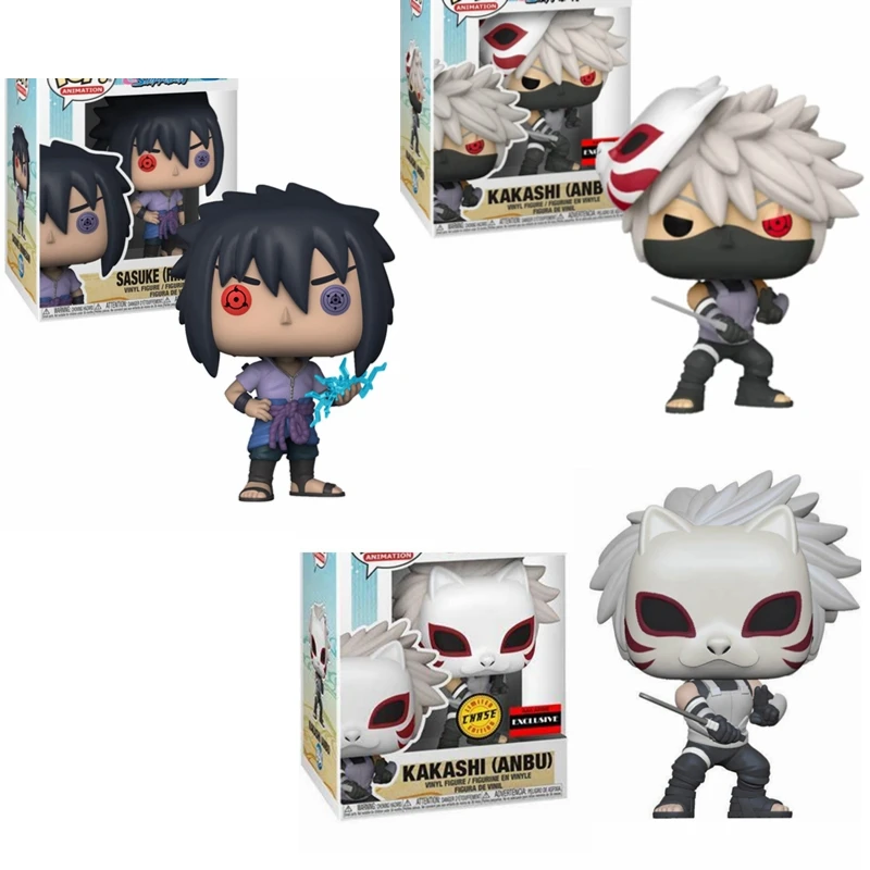 Наруто Funko pop Kakashi(anbu) #994 Sasuke(rinnegan) #1023 экшн-фигурка куклы игрушки экшн-фигурки для