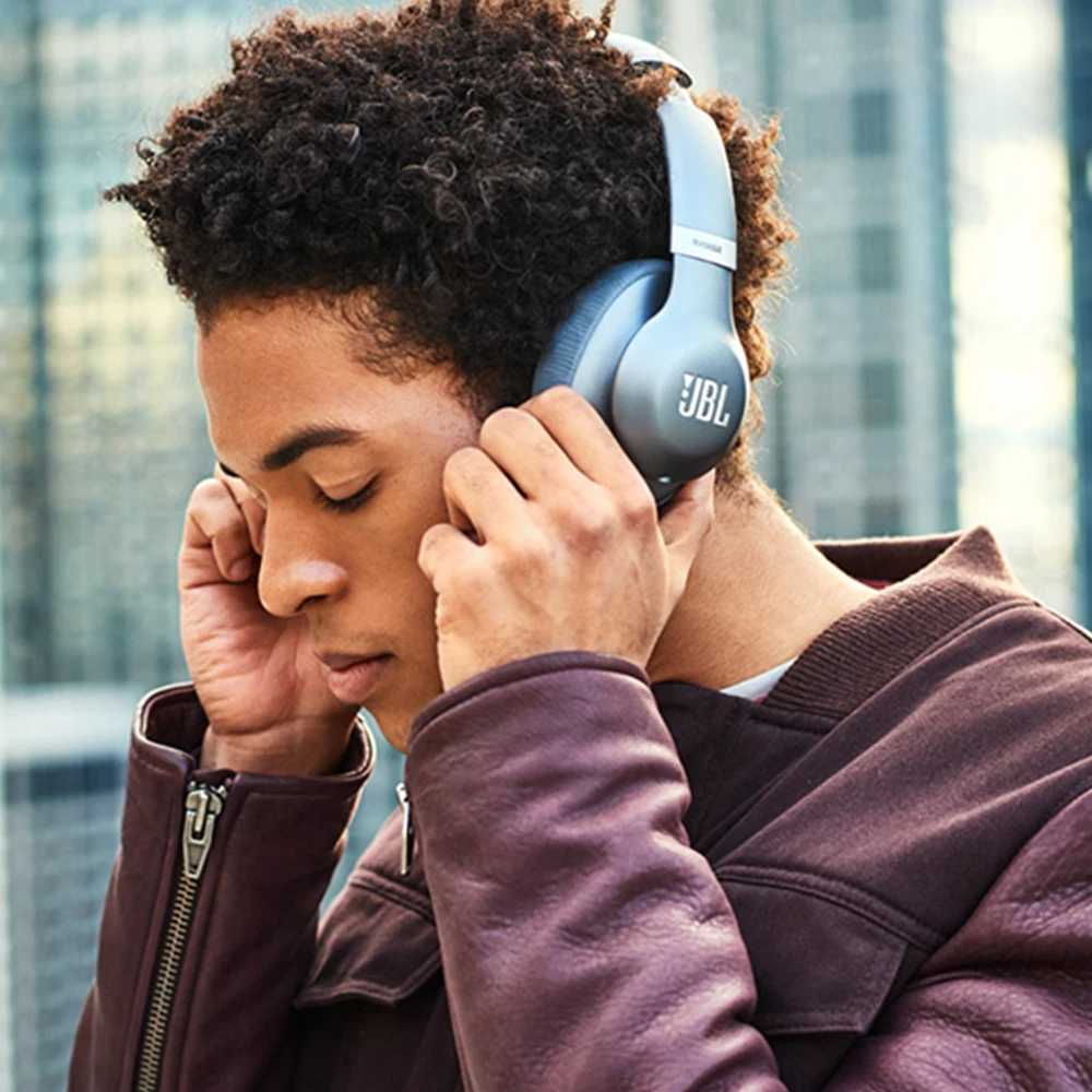 JBL EVEREST 710 Wireless Over-ear Headphones Bluetooth Headset Deep Bass Sports Music Earphone handsfree with Mic Fast Charge