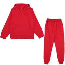 

Toppies Women's Tracksuits Sports Pants Suit Casual Hoodies Fleece Sweatshirt Female Jacket Sweatpants Harajuku Clothes