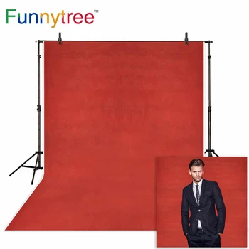 

Funnytree photo studio photography backdrops Grunge red background of old wall background cloths portable photography backdrop