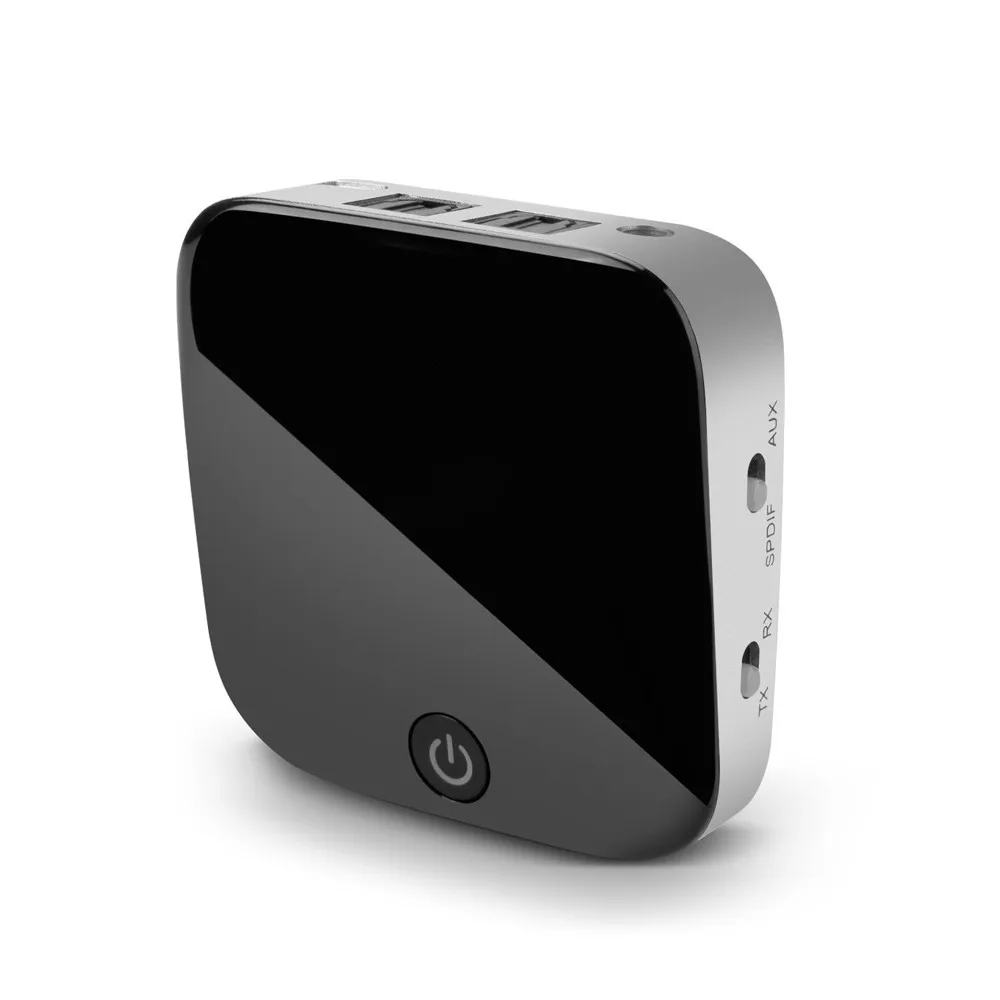 Bluetooth передатчик 2 в 1 Bluetooth 4,1 передатчик и приемник Aptx цифровой оптический Toslink выход 3,5 мм AUX черный