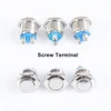 16mm Flat High spherical round head metal push button switches reset button momentary start waterproof mechanical equipment horn ► Photo 3/6