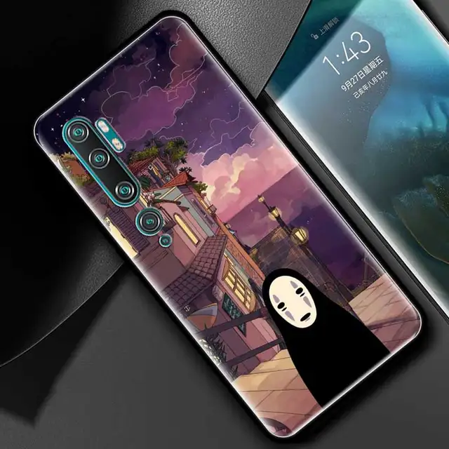 Silicone Phone Case For Xiaomi Mi Poco X3 M3 M4 Pro X3 NFC 9T 10T Note 10 Lite Studio Ghibli Totoro Soft TPU Back Cover Coque B09