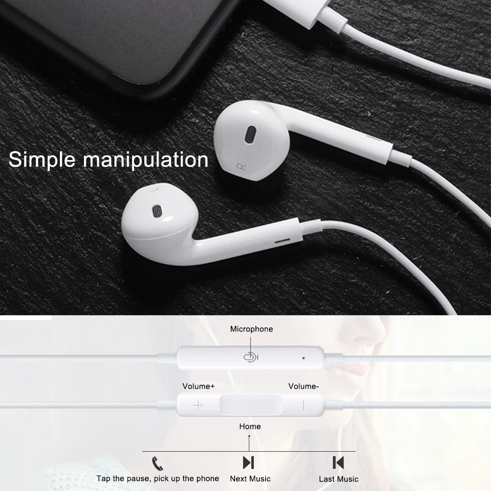 Наушники 1 пара гарнитура тяжелый с X XS XR Max Cable Plus наушники для 7 микрофон бас 6 5S ipod