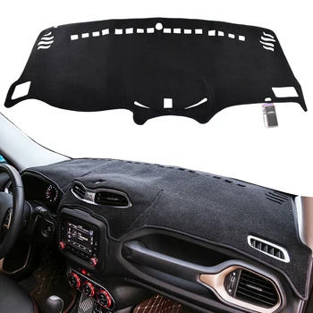 

Xukey Car Dashboard Cover Dashmat Dash Cover Mat For Jeep Renegade 2015 - 2020 For Jeep Cherokee KL 2014 - 2020 2016 2017