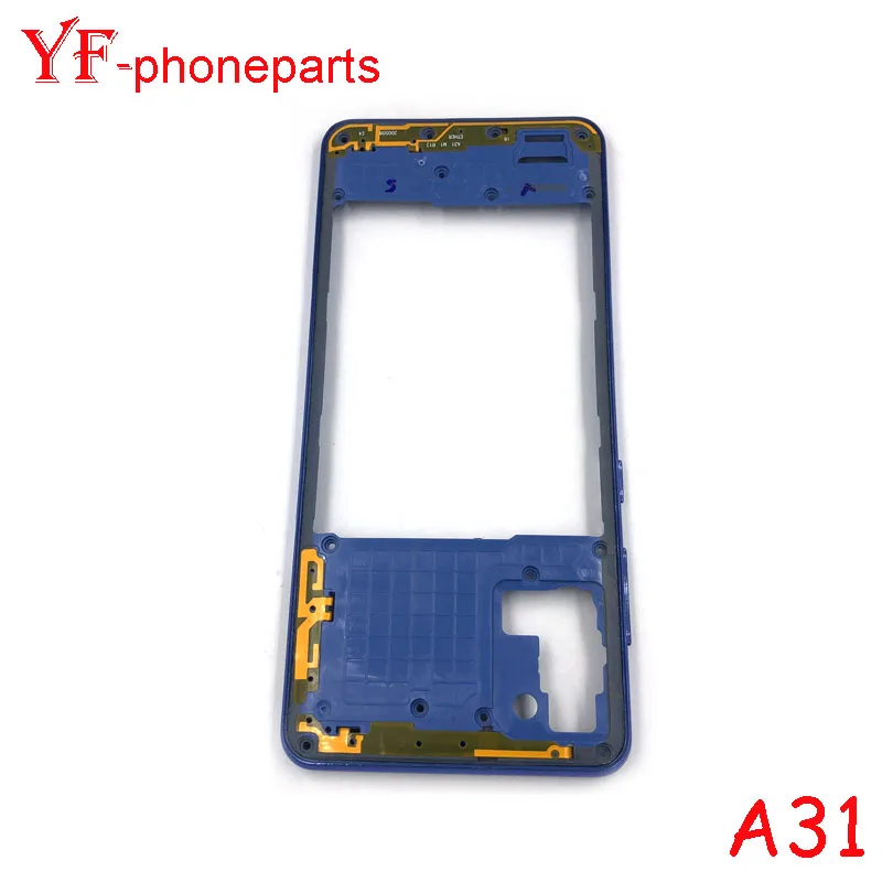 Middle Frame For Samsung Galaxy A31 A315 Back Cover Battery Door Housing Bezel Repair Parts new phone frame