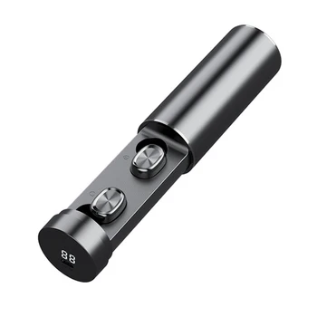 

TWS Bluetooth 5.0 Earphone Headset with LED Power Display Noise Reduction 8D Surround Sport MIC Earbuds