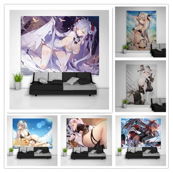 

Azur Lane Prinz Eugen Tapestry Art Wall Hanging Sofa Table Bed Cover Home Decor Dorm Gift