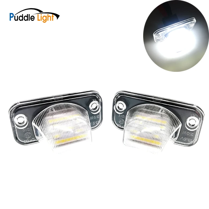 2pcs Led License Plate Light Number Plate Light For Vw Transporter T4 Jetta Passat B5 Combi Variant Touran Candy License Light