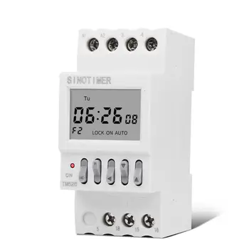 

2 Channels Separate Time Control Output 7 Days Programmable Timer Clock Switch