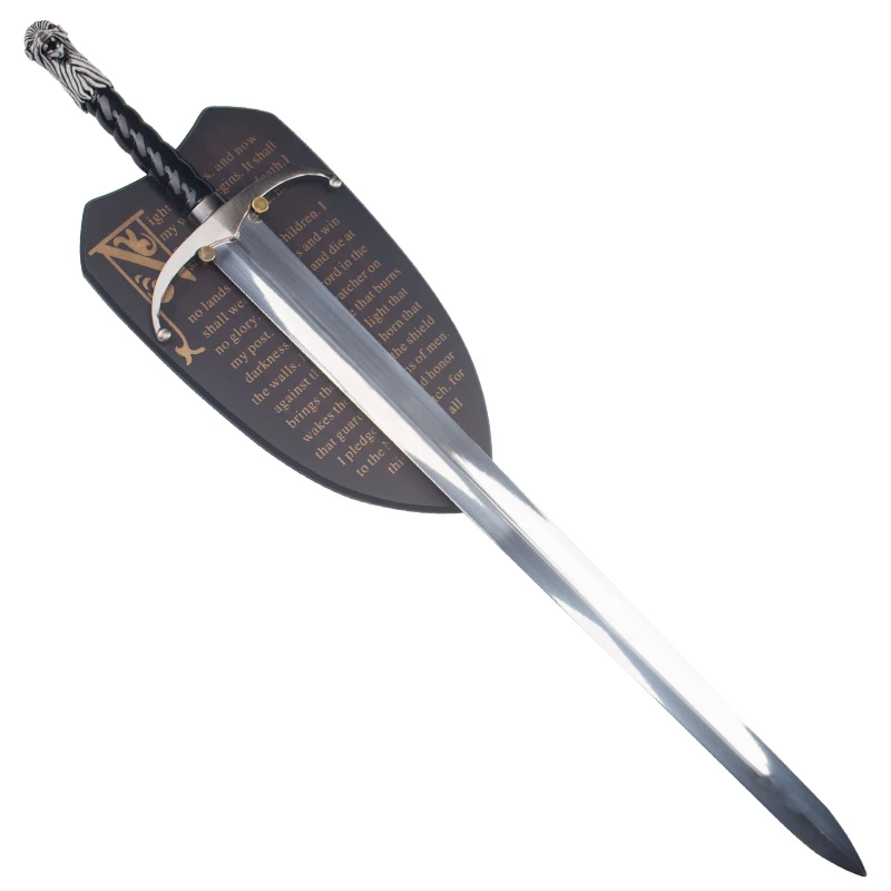 

Film and Television Works Props Uncut Swords Jon Snow Cosplay Props 107 Cm Length 1.4 Kg Can Be Hung on The Wall Decoration