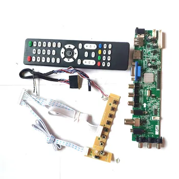 

For B140XTN02.3/.5/.7/.8 1366*768 DVB digital HDMI VGA USB AV TV 3663 LVDS 40-Pin universal panel LCD Controller board DIY Kit