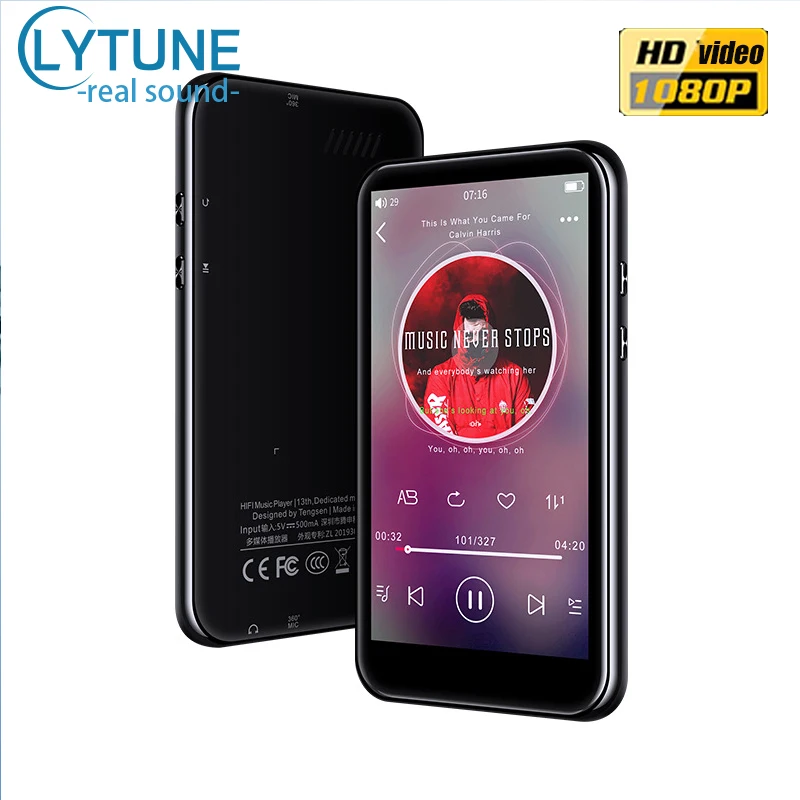 Mp3-плеер с Полноразмерным сенсорным экраном 4 0 дюйма Bluetooth 1080 HiFi без потерь звука