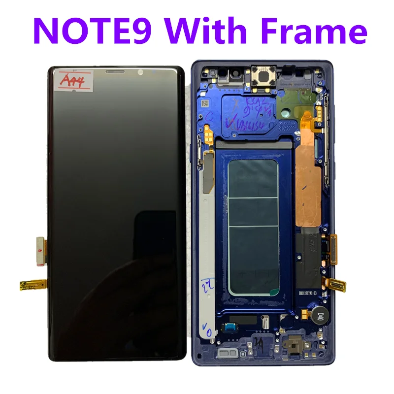 Оригинальный сенсорный ЖК дисплей AMOLED в сборе с рамкой для Samsung Galaxy NOTE9 N960A N960U N960F