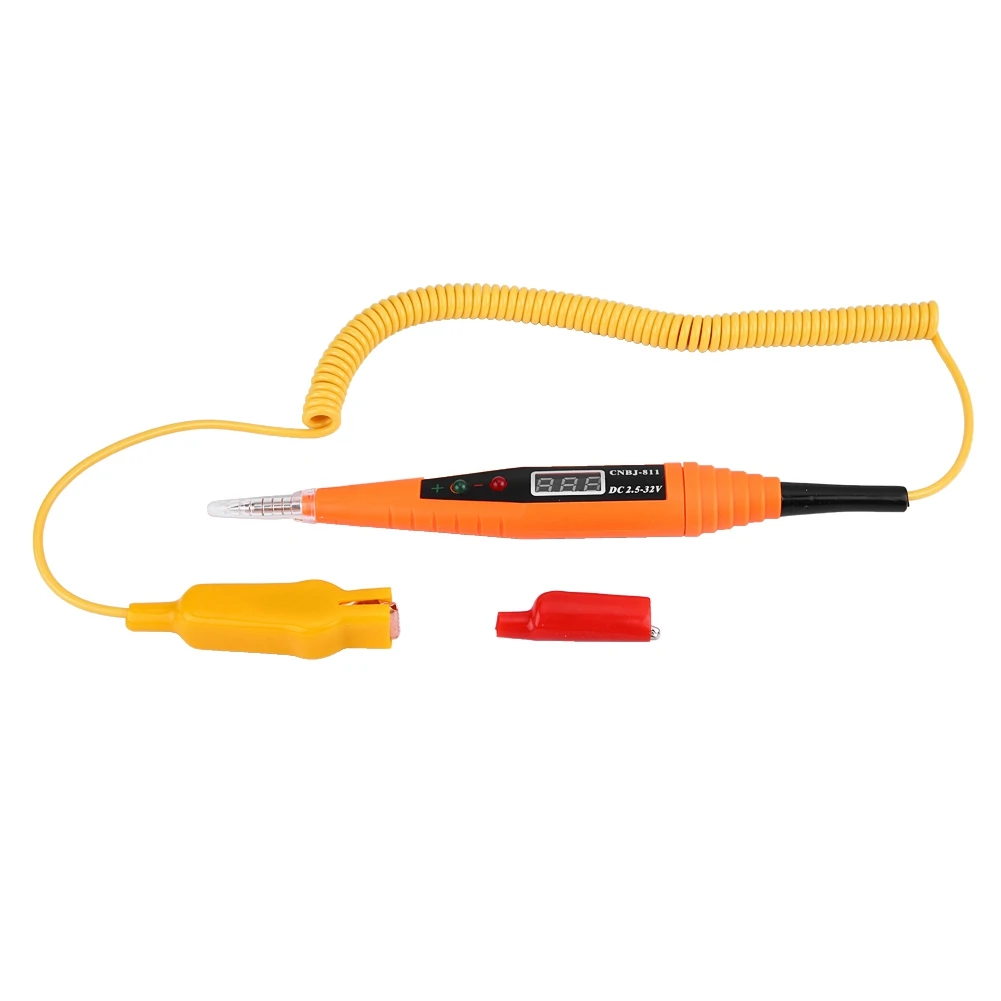 2.5 32V Car Circuit Tester Electrical Diagnostic Tool With 2.4m Cable