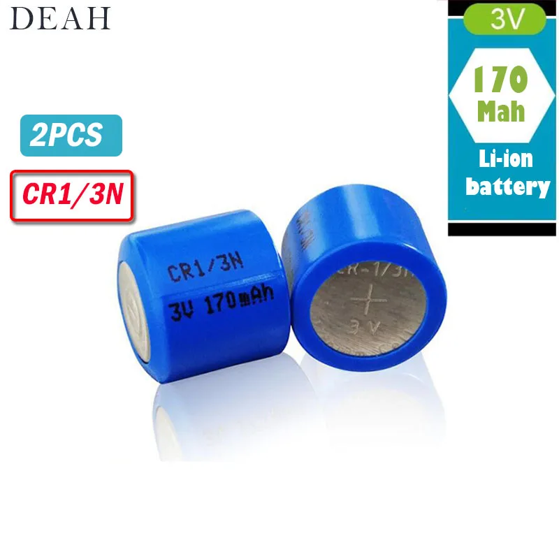 2 шт./лот CR1/3N DL1/3N 3V Первичная литиевая батарея CR1/3 1/3N CR13N 13N CR13 для кнопки камеры